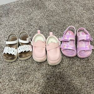 Pink and Purple Kids Shoes Set